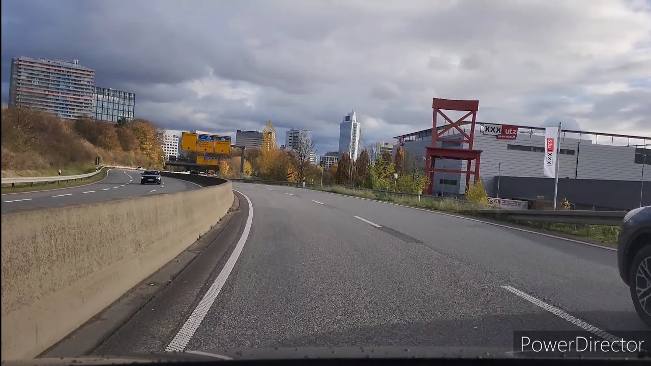 a relaxing drive from kronberg to Frankfurt over highway/Autobahn A5 PLEASE LIKE&SUBCRIBE