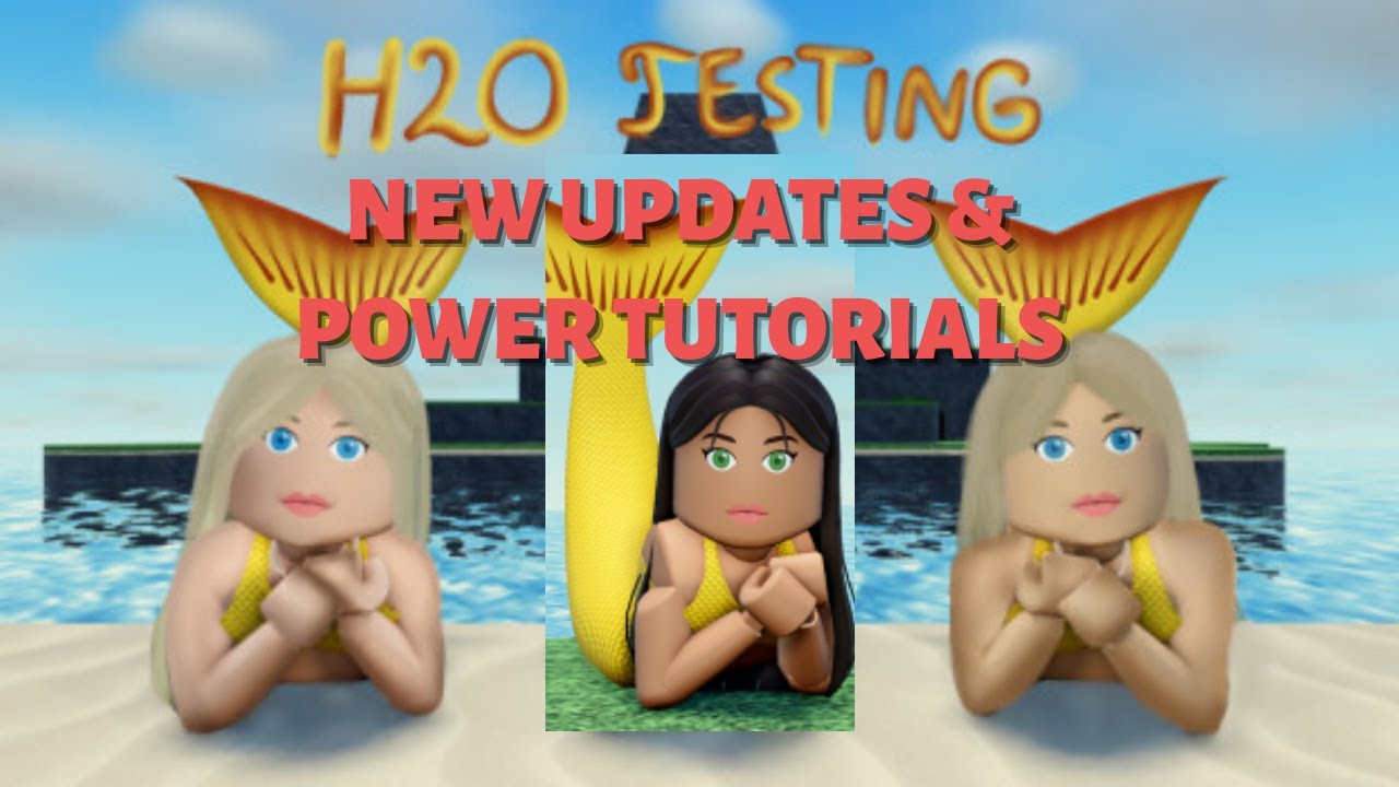 HOW TO USE THE MERMAID'S POWER IN H20 TESTING + NEW UPDATES l ROBLOX l PLAY WITH IVY
