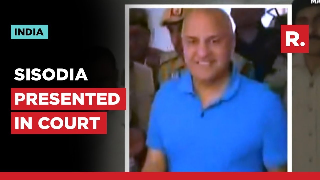 Manish Sisodia arrives at Rouse Avenue district court in Liqourgate Scam