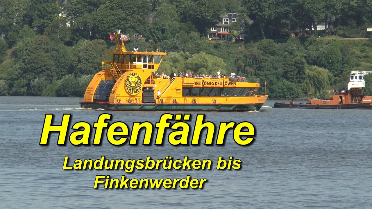 Hafenfähre Linie 62 - von den Landungsbrücken bis Finkenwerder
