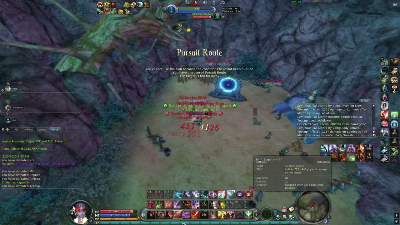 Gamezaion 4.8 Assassin doing assassin thing with BM gears.