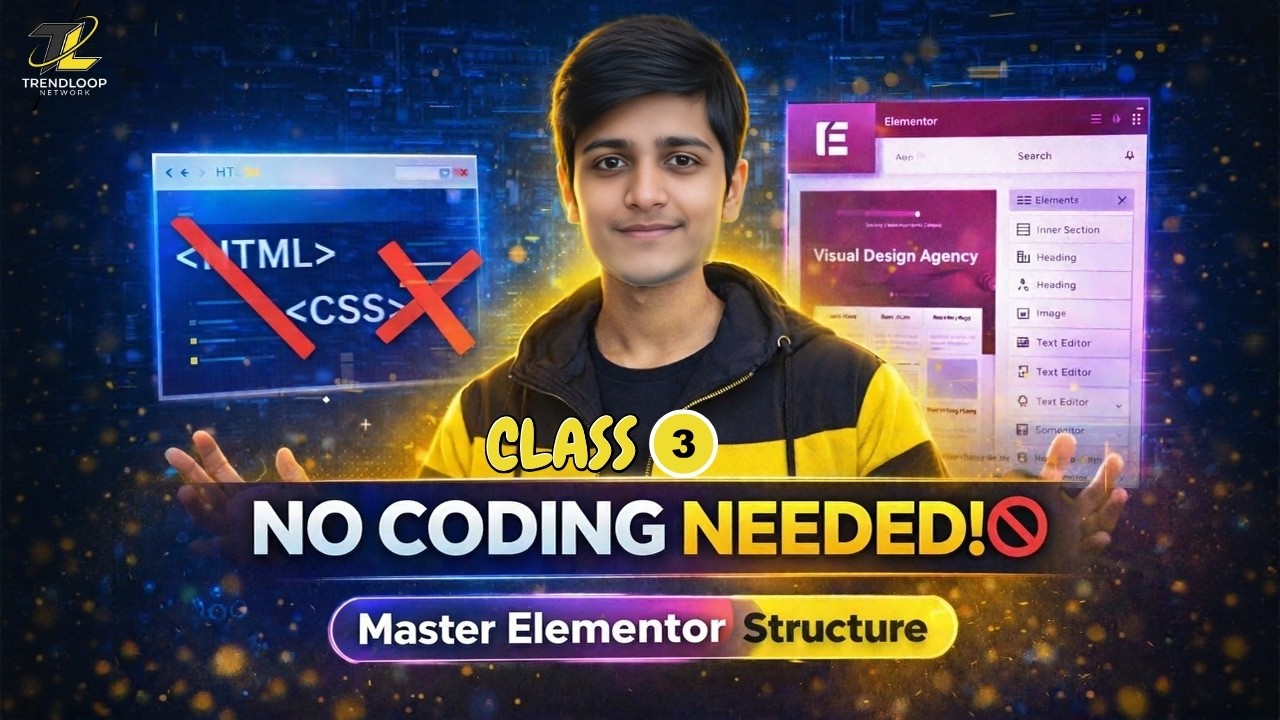 How to Build Any Website Without Coding (Elementor Mastery)