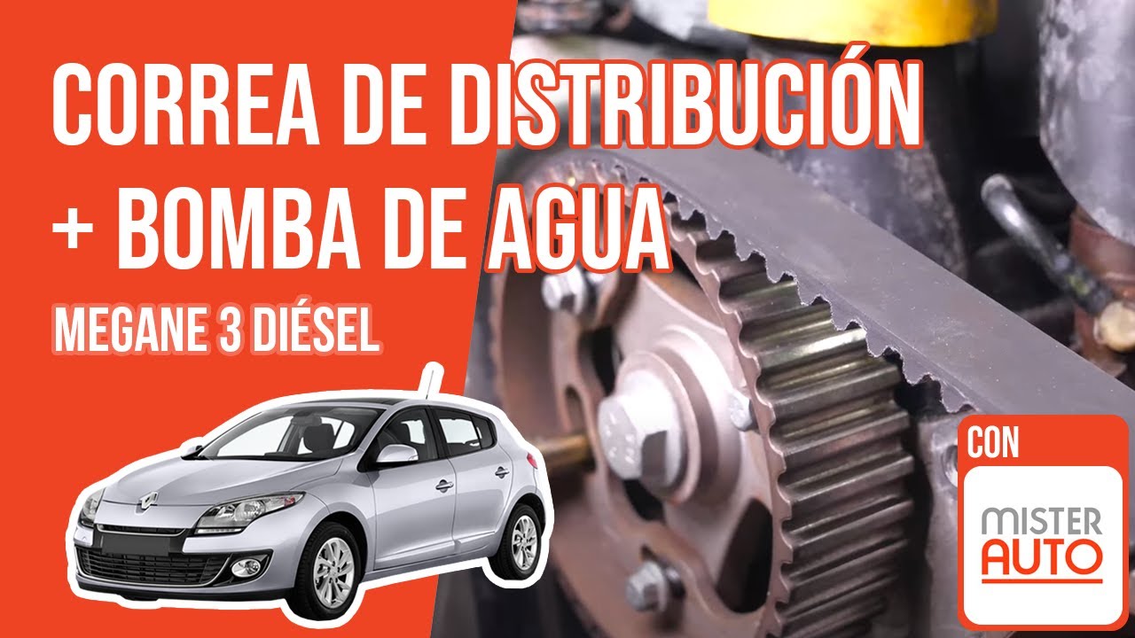Cómo cambiar la correa de distribución y la bomba de agua Megane 3 1.5 dCi 🚗