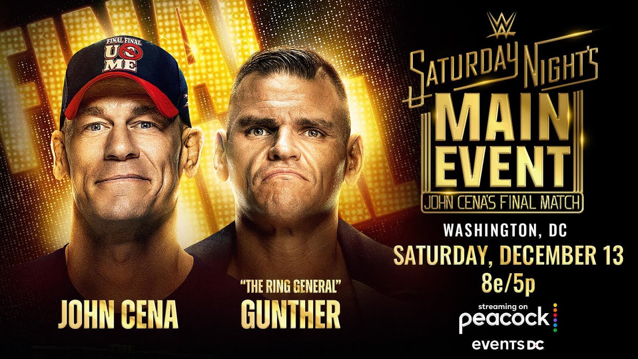 SIMULACIÓN JOHN CENA VS GUNTHER SATURDAY NIGHT'S MAIN EVENT - WWE 2K25