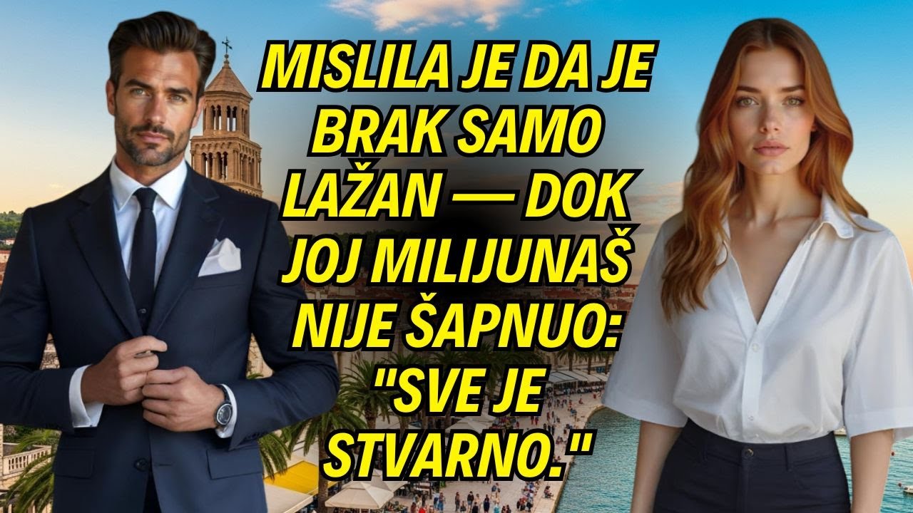 Mislila je da je brak samo lažan — dok joj milijunaš nije šapnuo: 