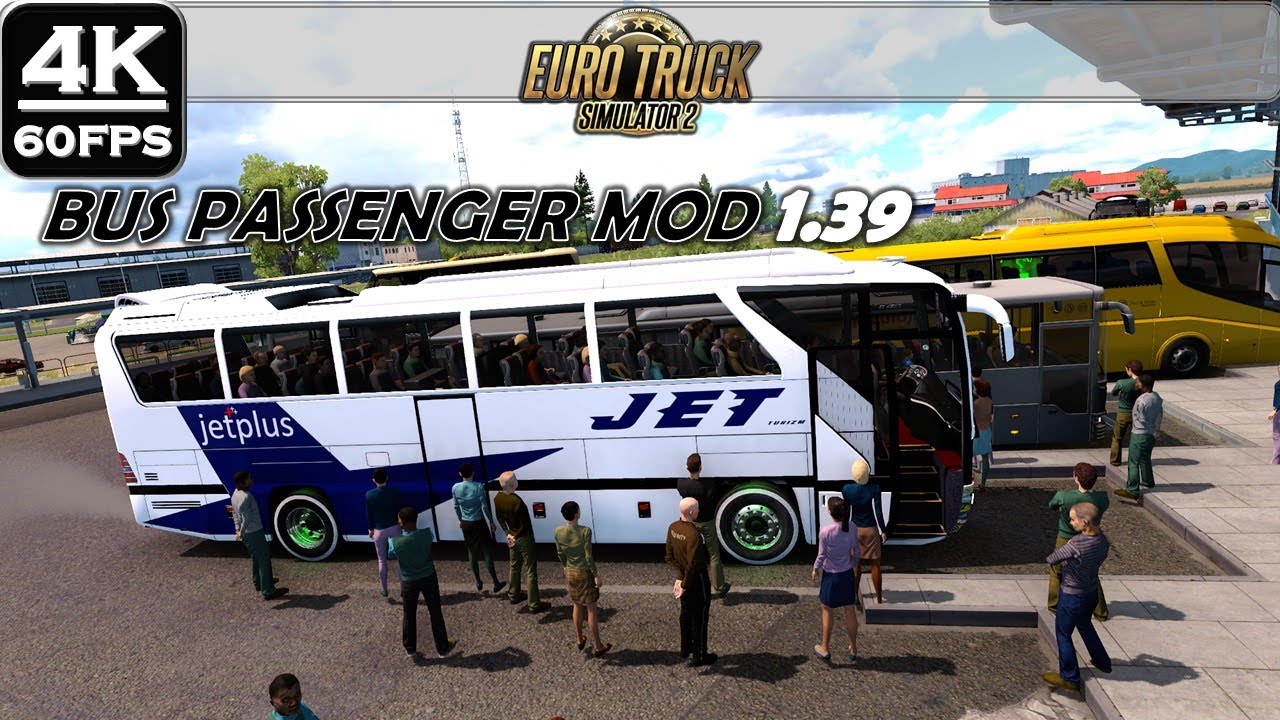 ETS2 1.39 Realistic Bus Terminal + Passenger Mod | WITH AI BUS TRAFFIC INSIDE TERMINAL |BUS MOD 2021