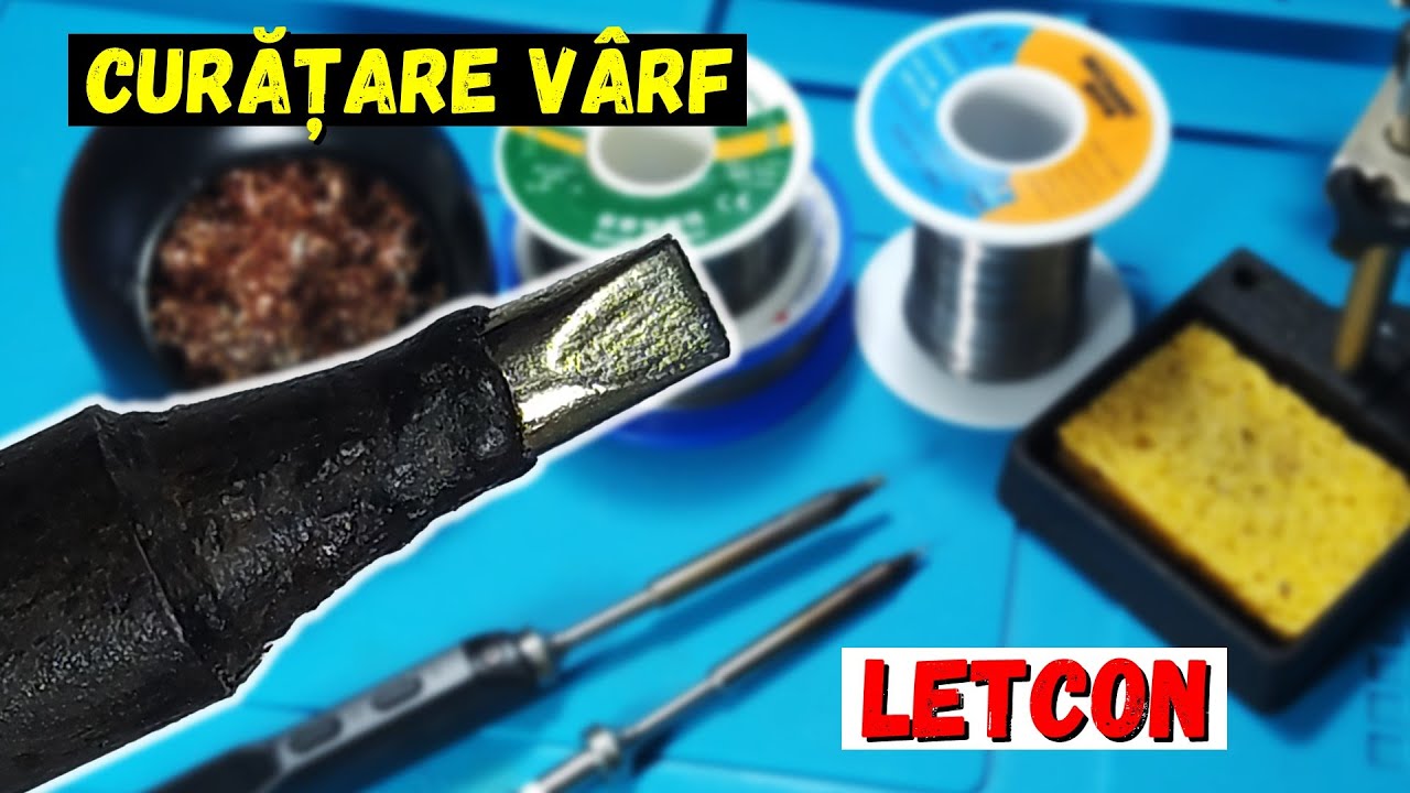 How to clean tip of soldering iron