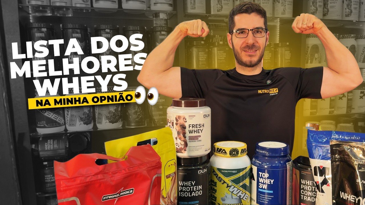 Os 10 Melhores Whey Protein de 2025 (Custo-Benefício e Sabor)