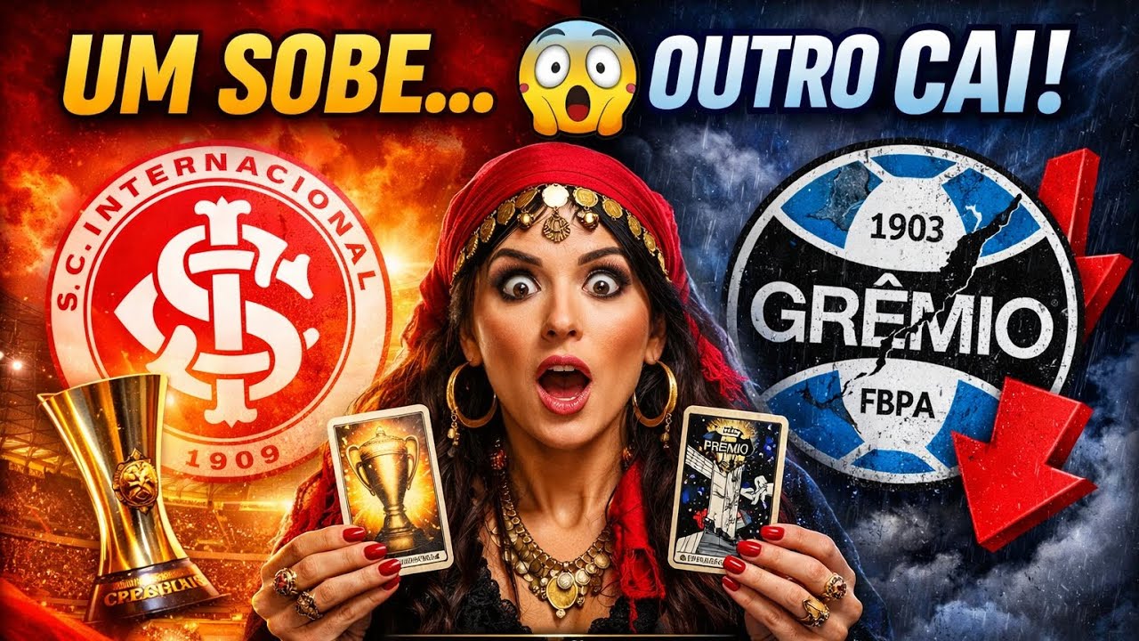 🔮INTERNACIONAL E GRÊMIO VAO SER REBAIXADOS? O TAROT REVELOU 