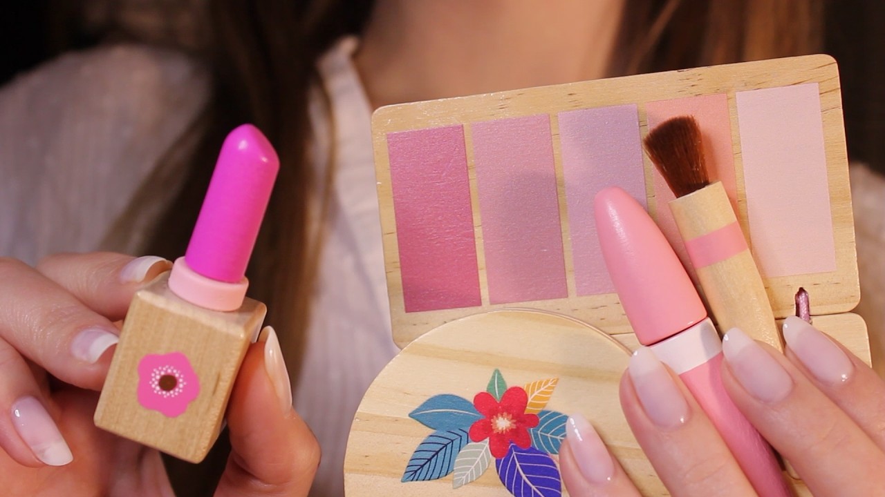 ASMR Wooden Makeup 💄😴 Layered sounds, no talking, personal attention & pampering