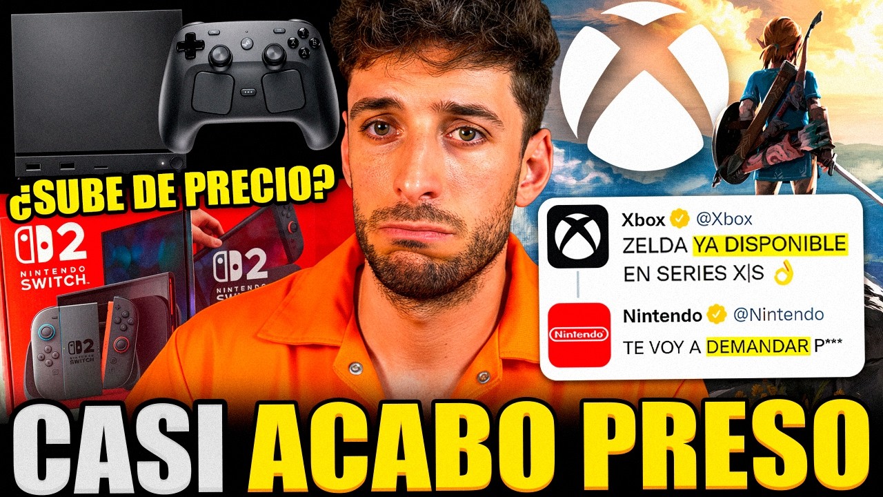 🔥 ¡LOCURA TOTAL! SWITCH llega a XBOX ⏳ RETRASO de STEAM MACHINE 💸 SUBE de PRECIO la SWITCH 2??