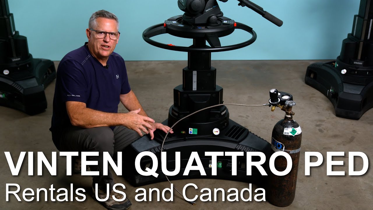 Vinten Quattro L Pedestal Rentals Vinten Vector 750 Cam Head Rentals Low Price Ship US and Canada