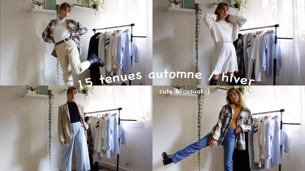 15 TENUES D'AUTOMNE HIVER ( 2nd main, cute & casual)