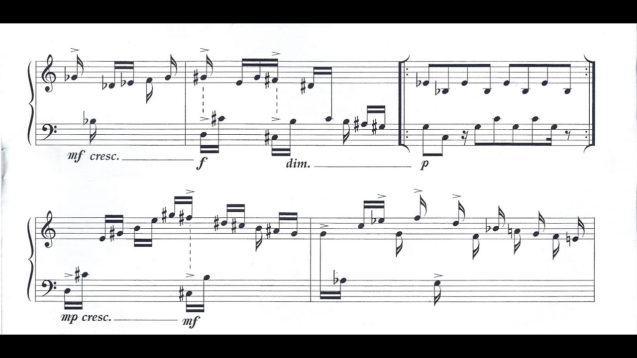 Eric Sammut - Rotations I for Marimba (1994) [Score-Video]