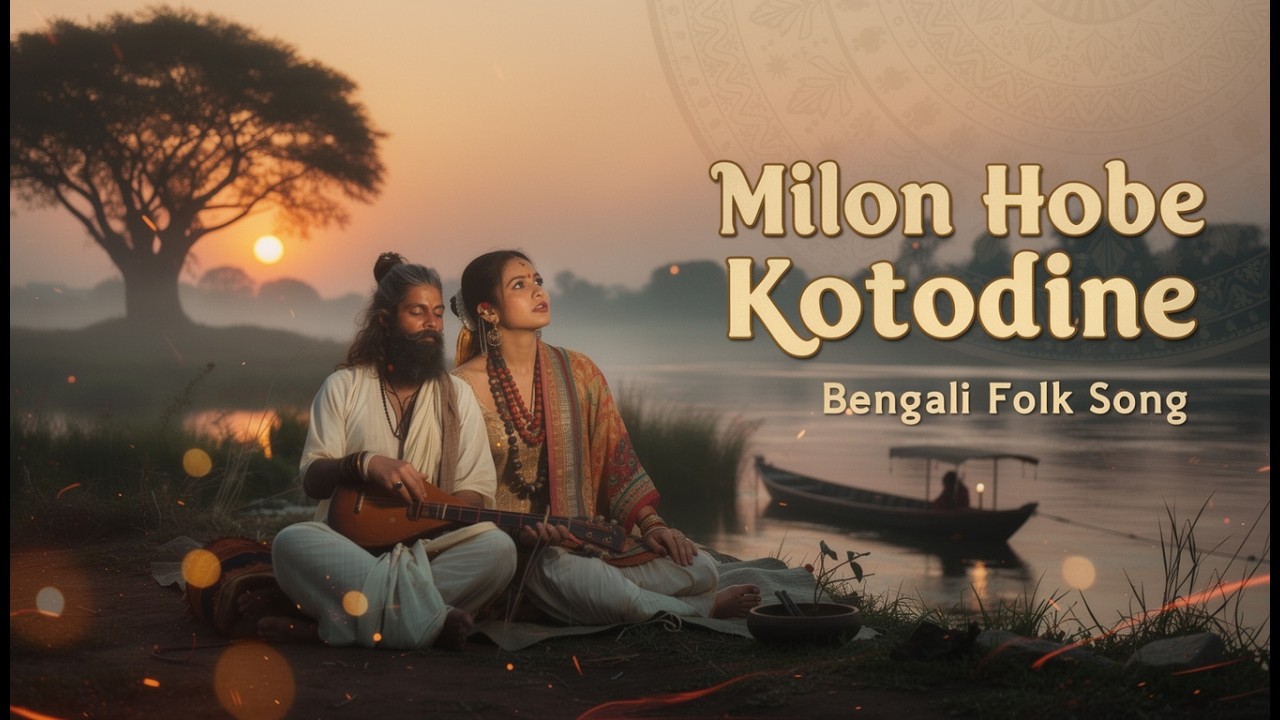 Milon Hobe Kotodine | Lalon Geeti | Best Bengali Folk Song | Swagota Maity | Lyrical Video