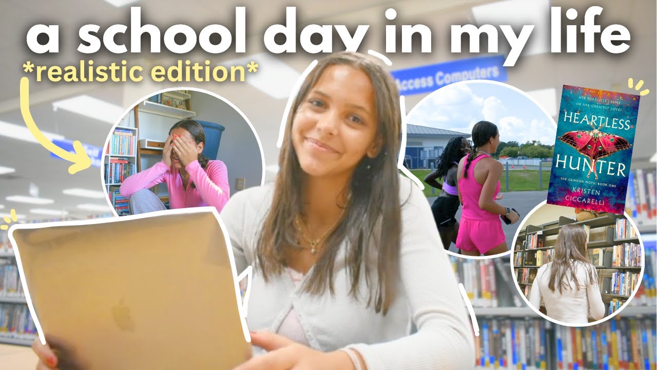 day in the life of a dual enrolled student! 🌱 *school, reading updates, friends*