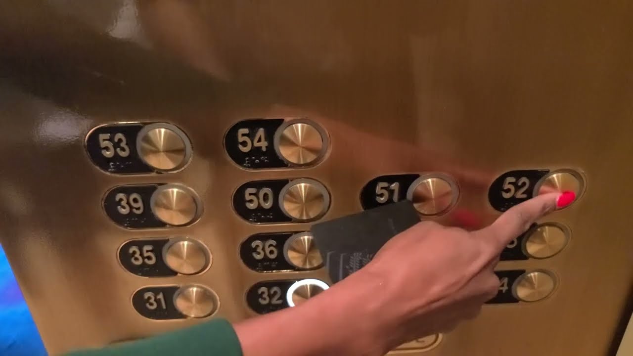 1000FPM!! AWESOME Otis Elevonic 411 Traction Elevators at Aria Las Vegas, NV