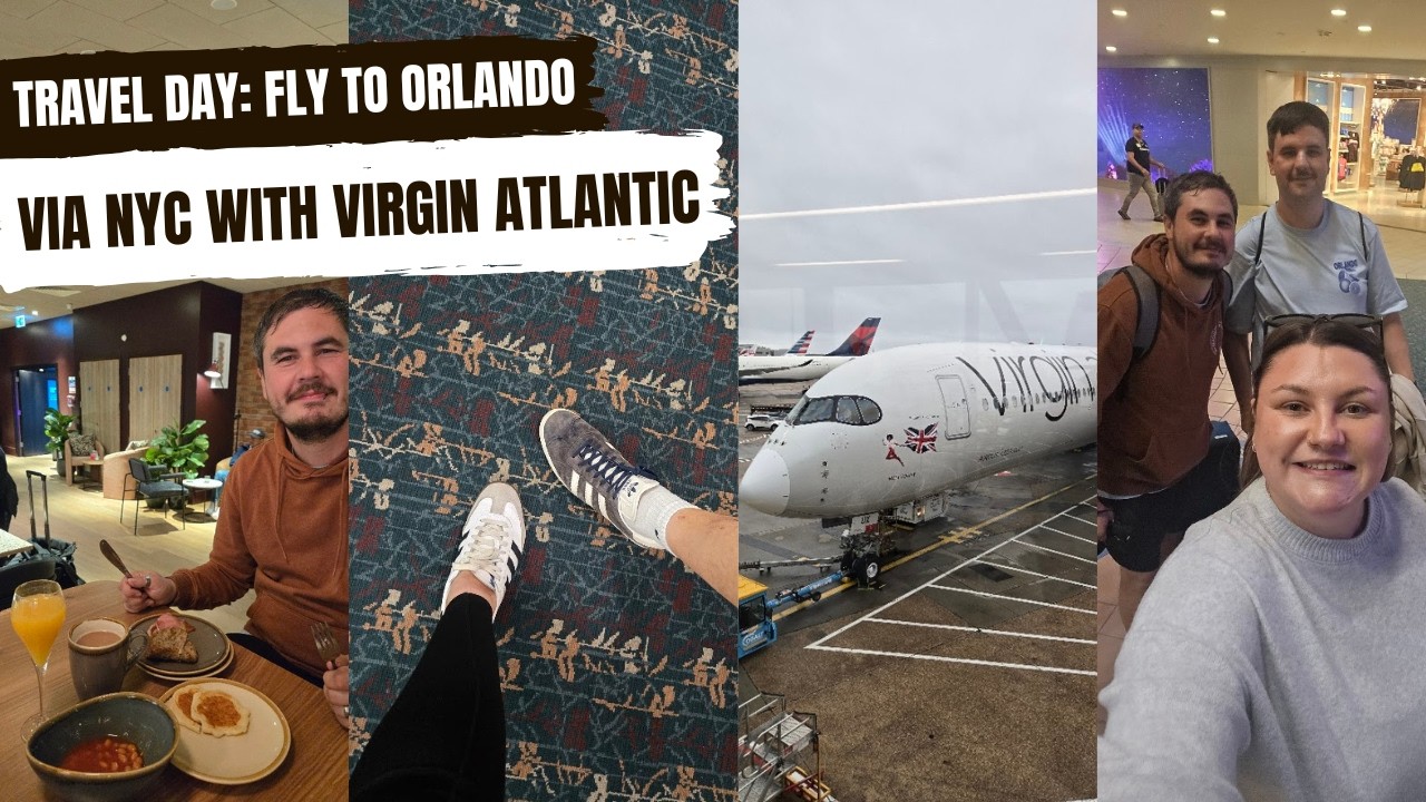 ДЕНЬ ПУТЕШЕСТВИЯ: Перелет в Орландо через Нью-Йорк с авиакомпанией Virgin Atlantic - сентябрь 202...