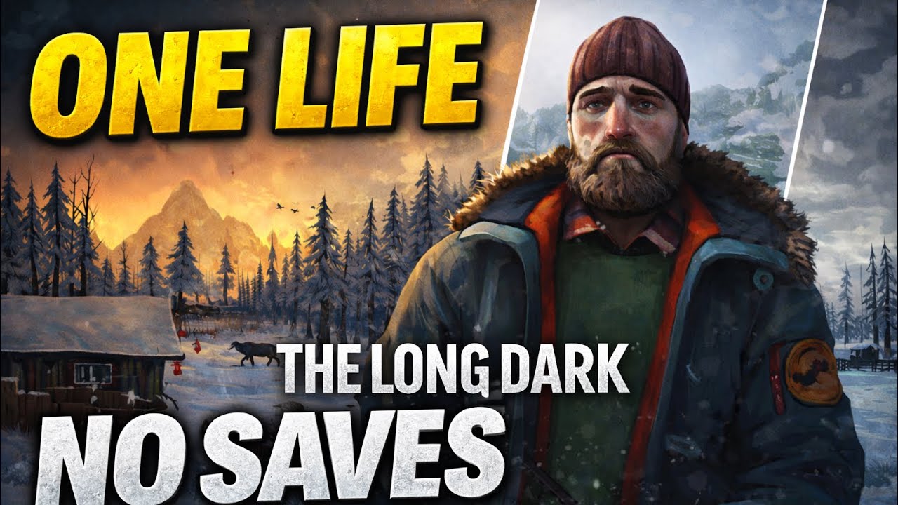 Day 1:One Life In The Long Dark!? PermaDeath Begins😅