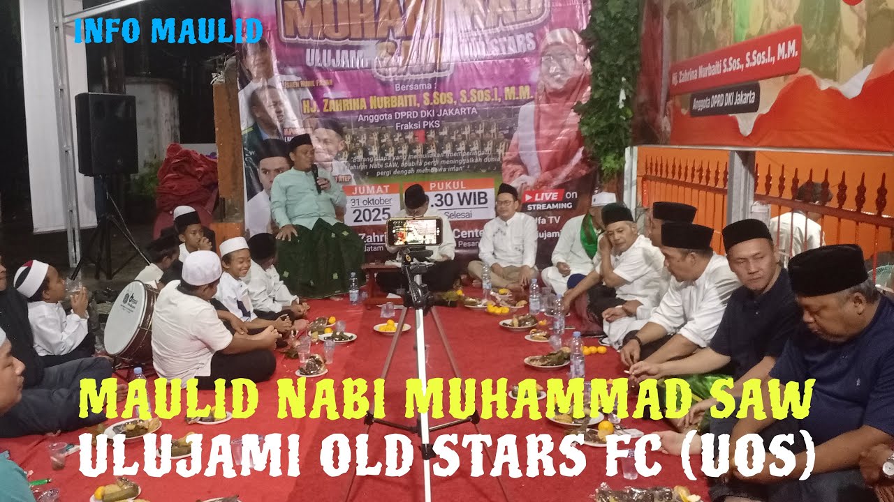 UOS VS GEN Z BERMAULID NABI MUHAMMAD SAW - ULUJAMI OLD STARS FC #mahalulqiyam #bantusubscribe
