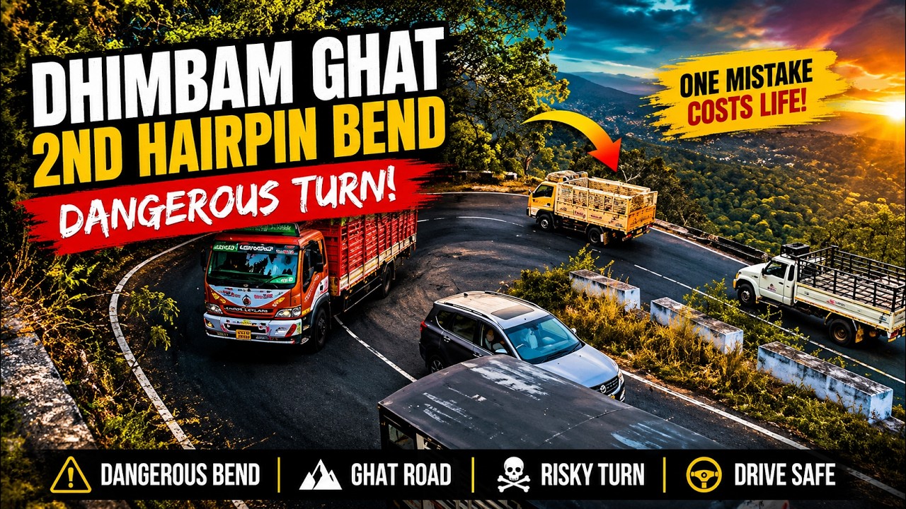 Long Driving Dangerous Hair pin Bend | Ghat Roads | #ghatroadtransport #ghat#travel#driver#trucking