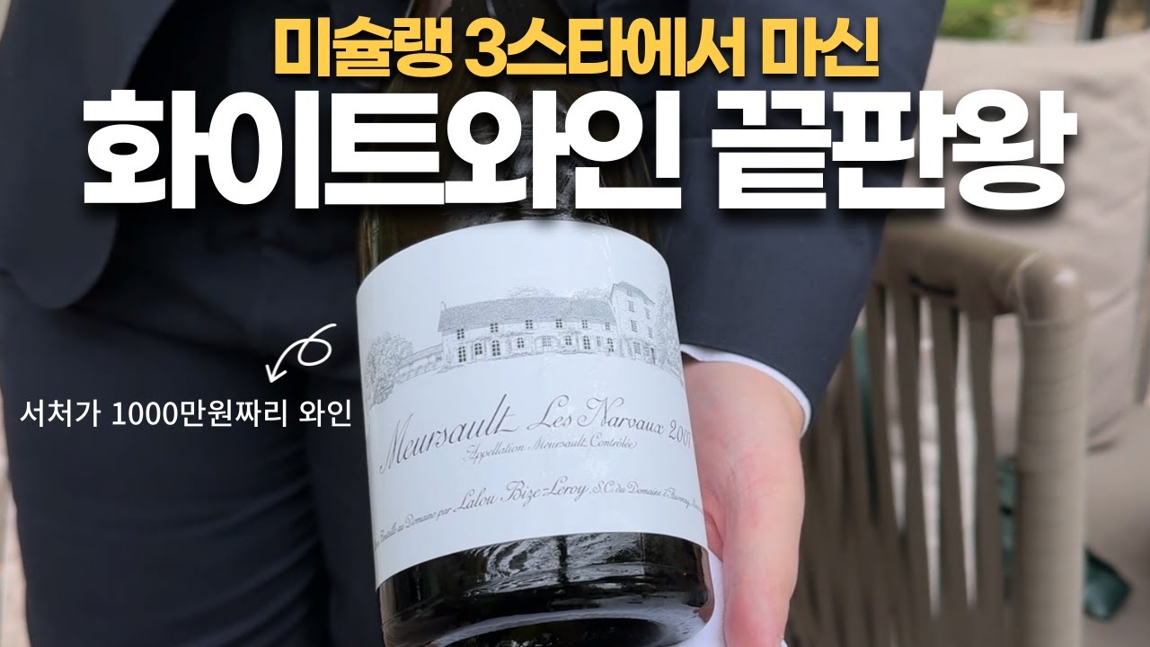 인생 최고의 레스토랑에서 마신 인생 화이트 와인👏미슐랭 3스타 10년째 운영중 #L' Assiette Champenoise