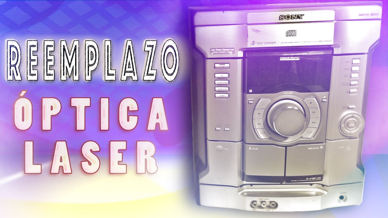 Cambio optica laser  Lector CD
