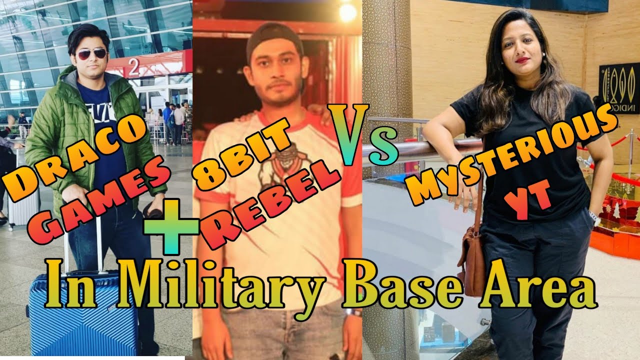 Mysterious YT Vs Draco Games And 8bitRebel In Military Base | #ShaktimaanGaming