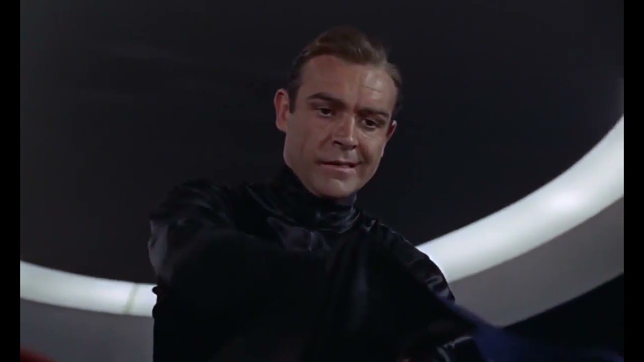 Goldfinger  James Bond 007 1964  Bond destroys a Drug Lab