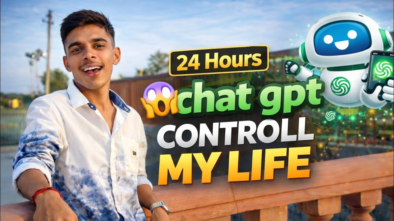 24 Hours Chat gpt control my life 😇 