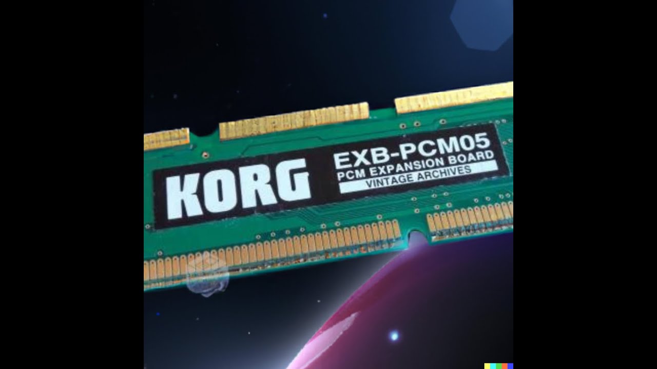 Korg EXB 05 (vintage archive) sound demo