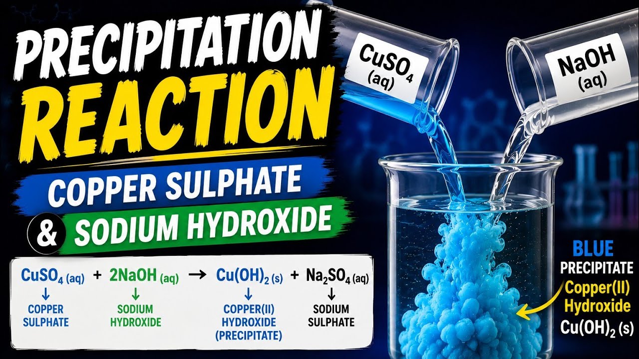 PRECIPITATION REACTION | CLASS 10th | SCIENCE PRACTICAL 