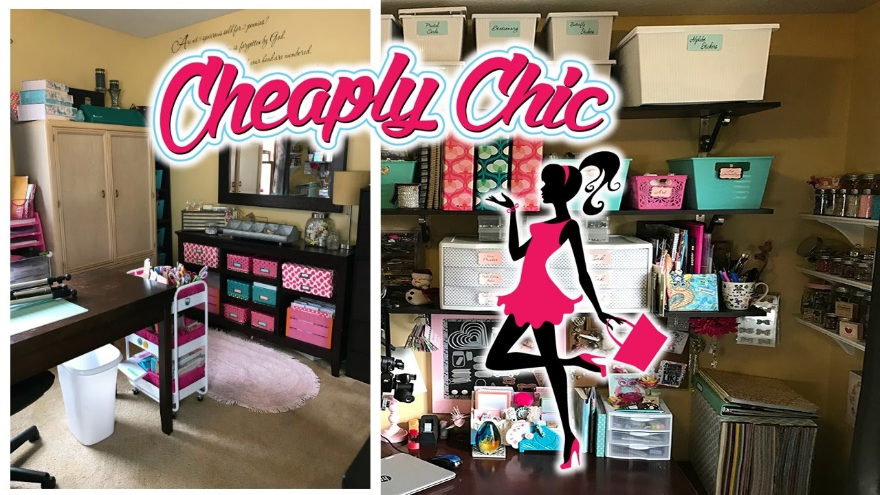 Craft Room Tour Series - 2017 - A Glimpse Around My Room!