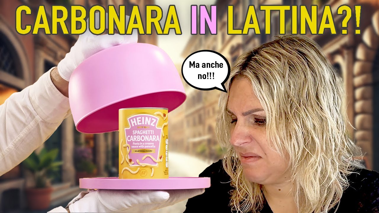 È davvero la PEGGIOR CARBONARA di SEMPRE? - Proviamo TUTTA la pasta in LATTINA della HEINZ!