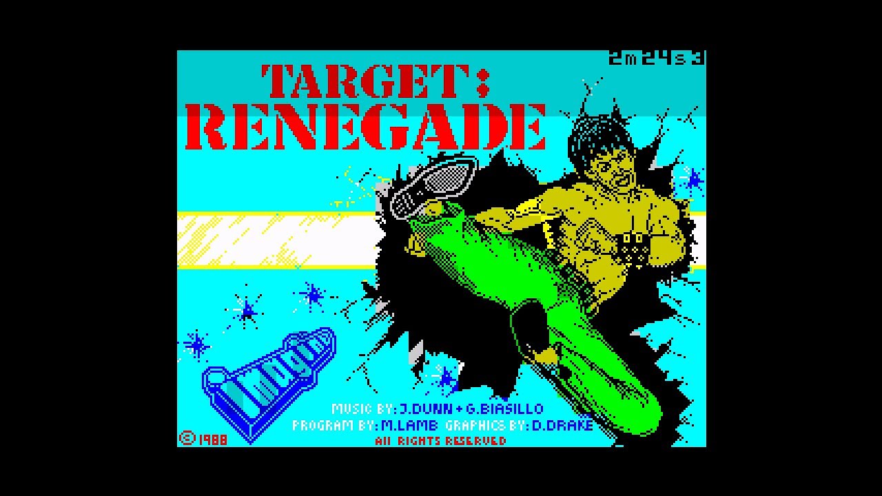 Target: Renegade. ZX Spectrum. Прохождение