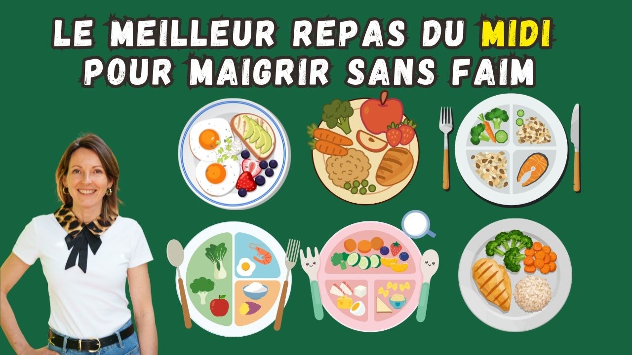 Je mange quoi le midi pour perdre du poids sans avoir faim ?