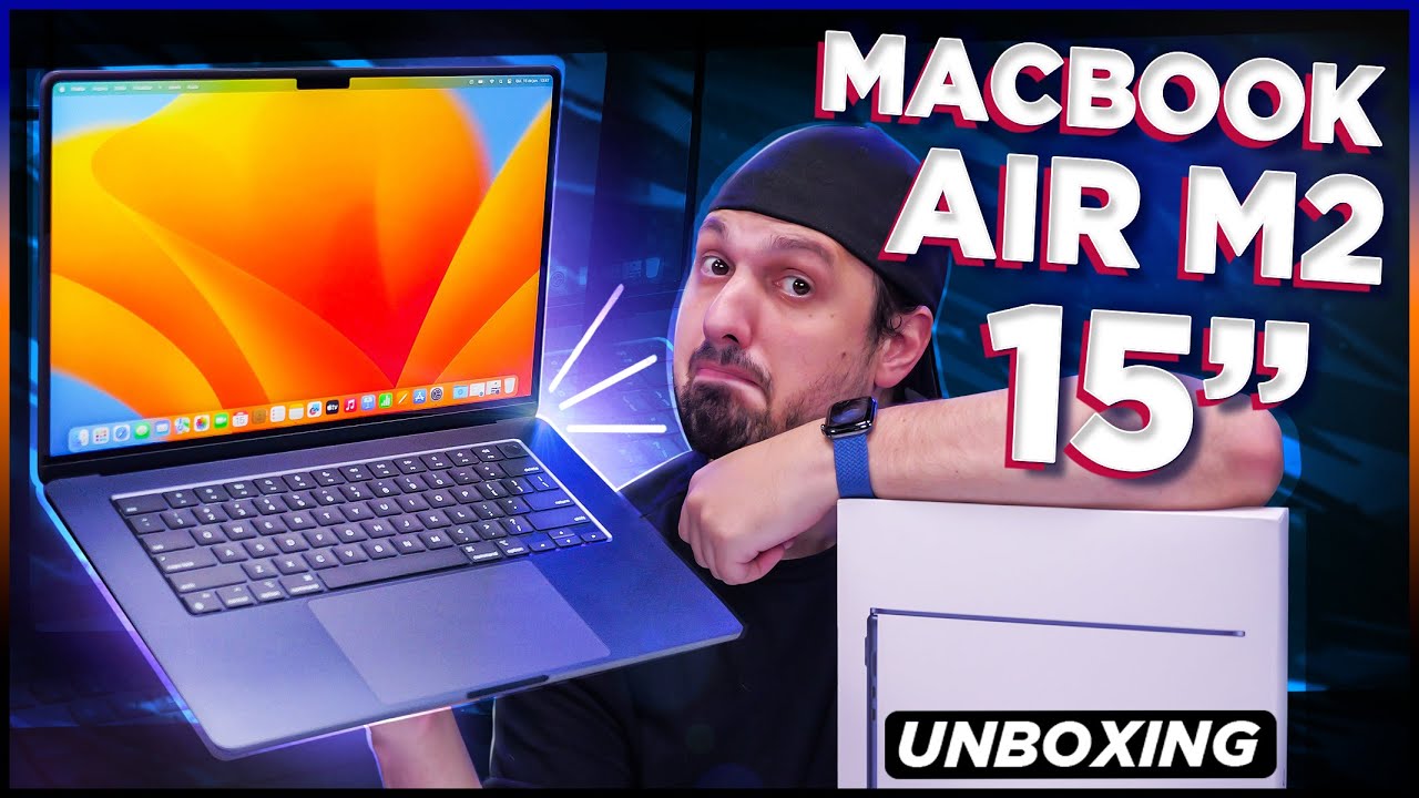 O NOVO MACBOOK AIR M2 DE 15 POLEGADAS!