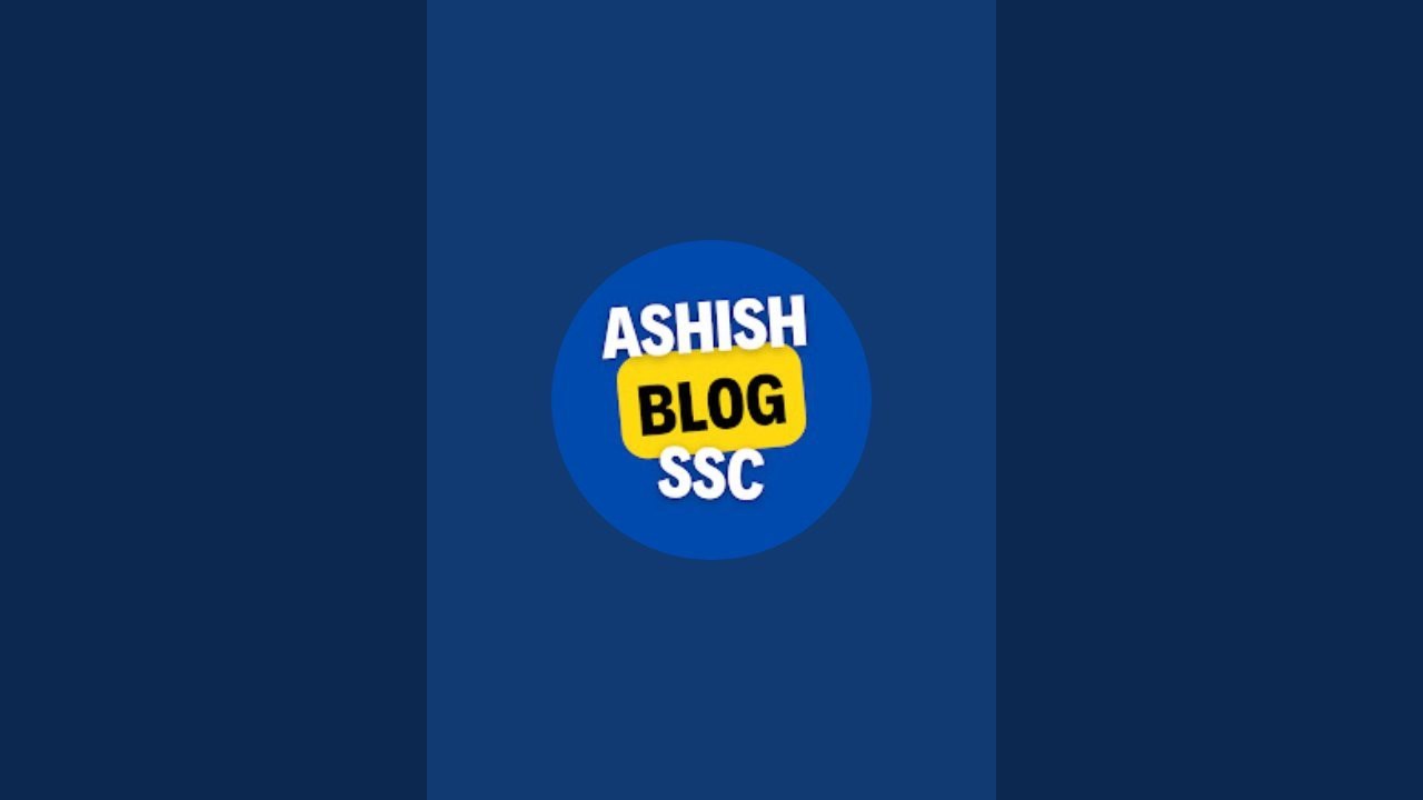 Ashish Blog SSC is live!