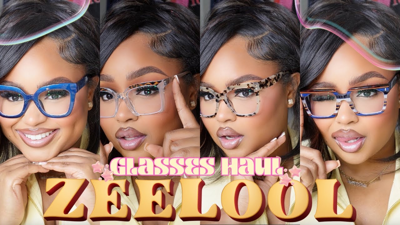 NEW GLASSES ft. @zeelooloptical | Glasses Haul + Review | BOLD and Bright Colors! | Unique Frames