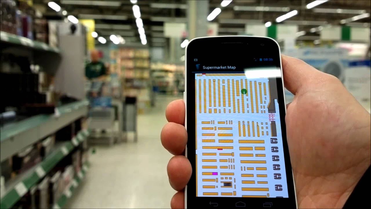 IndoorAtlas' indoor location technology demo (6x)