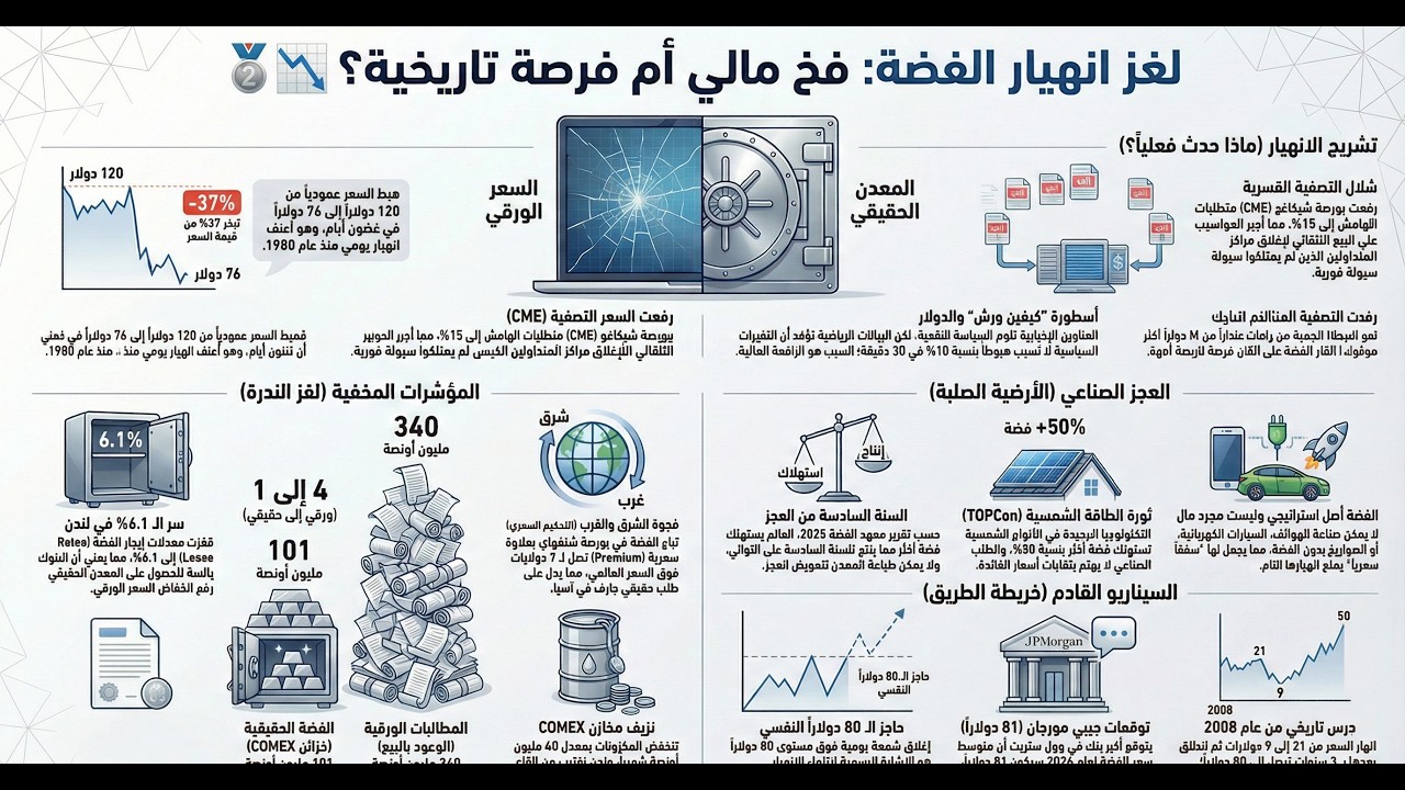 لعبة الفضة: فخ الانهيار وأسرار العجز المادي