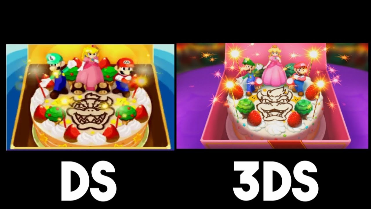 Mario & Luigi: Bowser's Inside Story 3DS vs. DS - Ending Comparison
