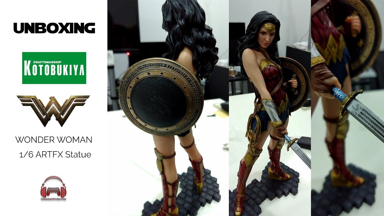 Unboxing : Kotobukiya ARTFX+ 1/6 Scale Statue - Wonder Woman