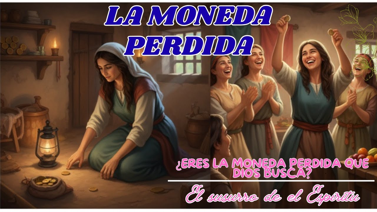 LA PARÁBOLA DE LA MONEDA PERDIDA🪙💰🫵¿Eres la moneda perdida que Dios busca?🫵🙇🏽‍♂️🙇🏽‍♀️