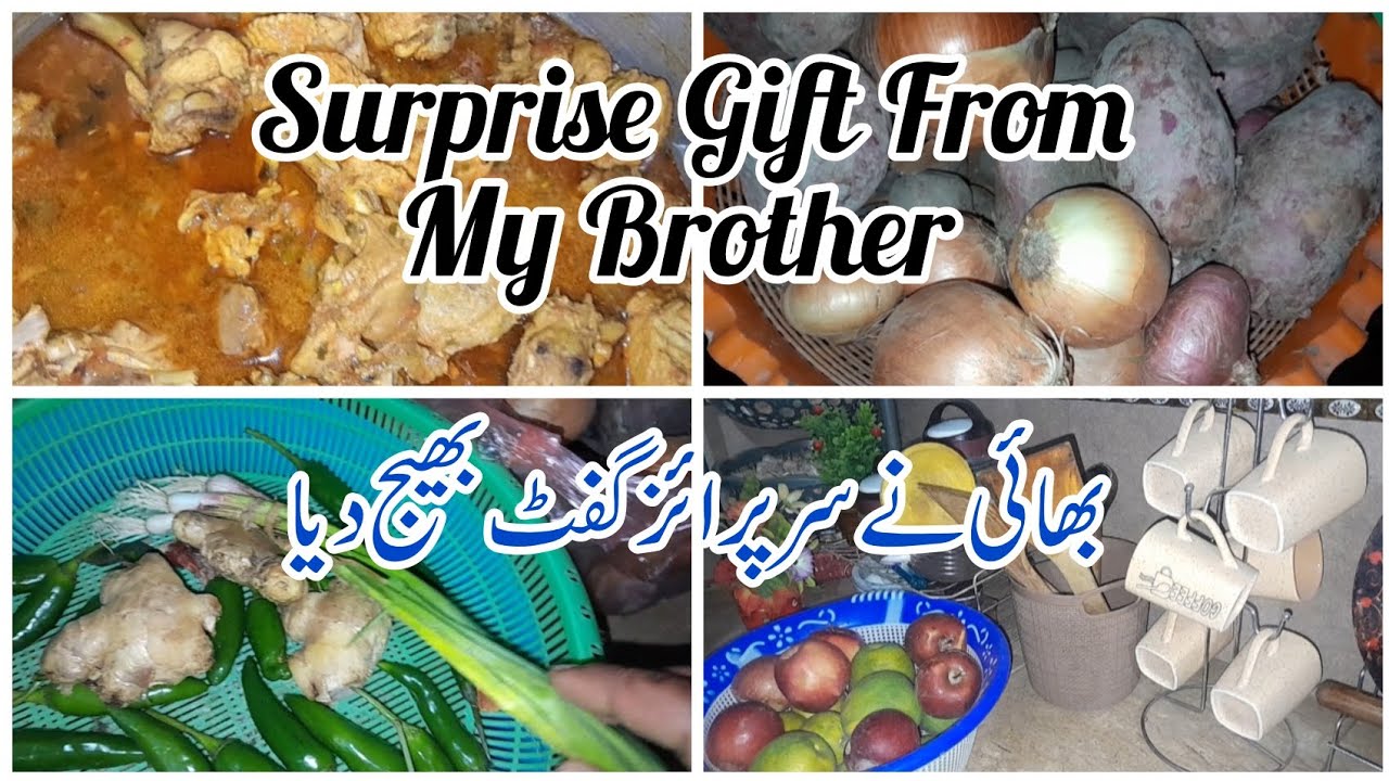 Surprise Gift From My brother | chicken karahi  ,qorma |