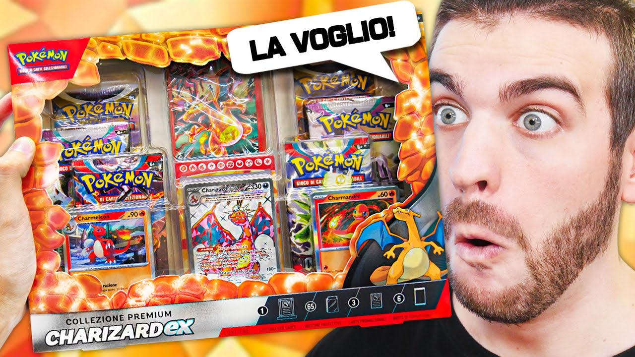 *TUTTI LA VOGLIONO!* APRO LA NUOVA COLLEZIONE PREMIUM DI CHARIZARD-ex TERACRISTAL! - Pokemon TCG