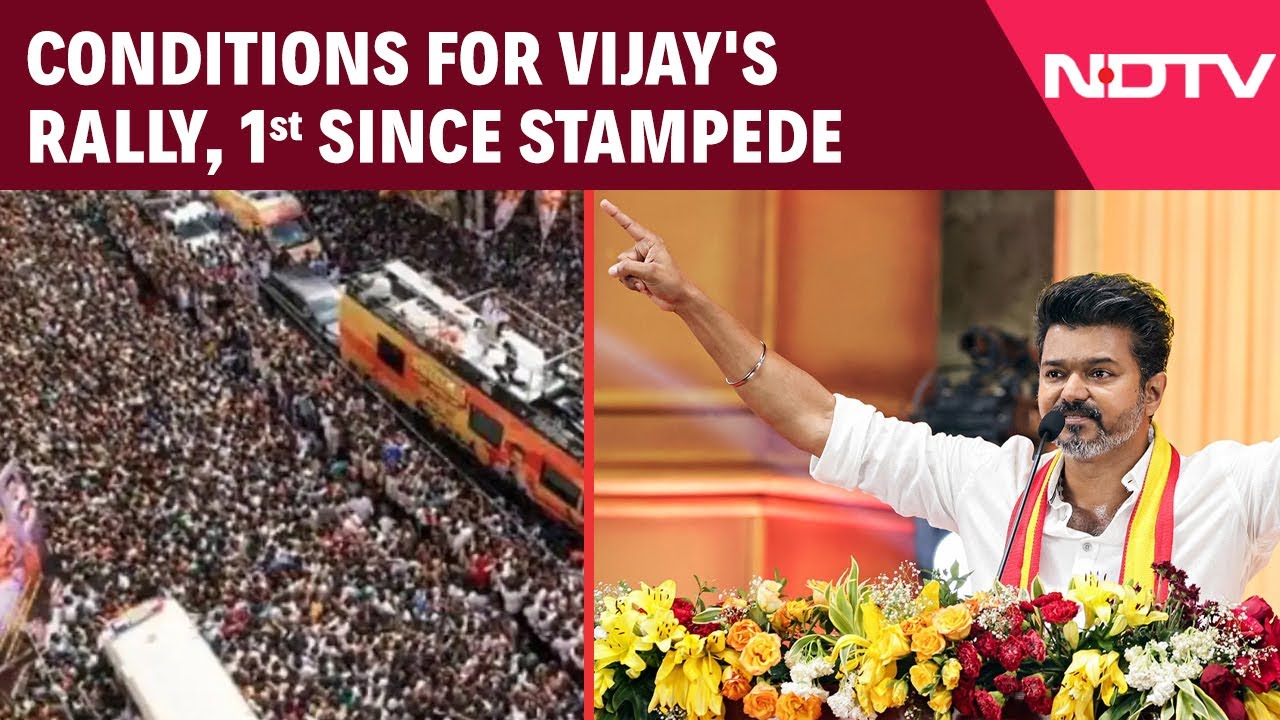 Crowd Control, Separate Entry: Conditions For Vijay's Rally, 1st Since Stampede