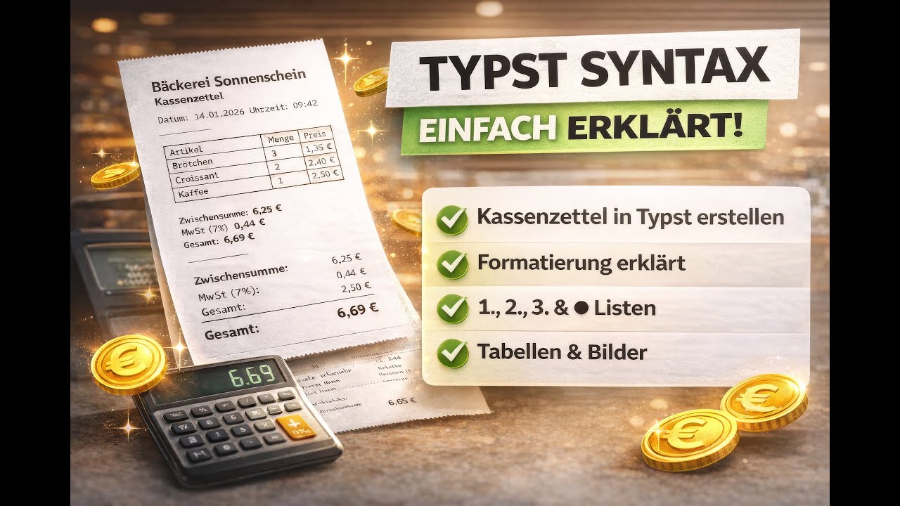 Typst Syntax und Formatierungsgrundlagen | Typst#001