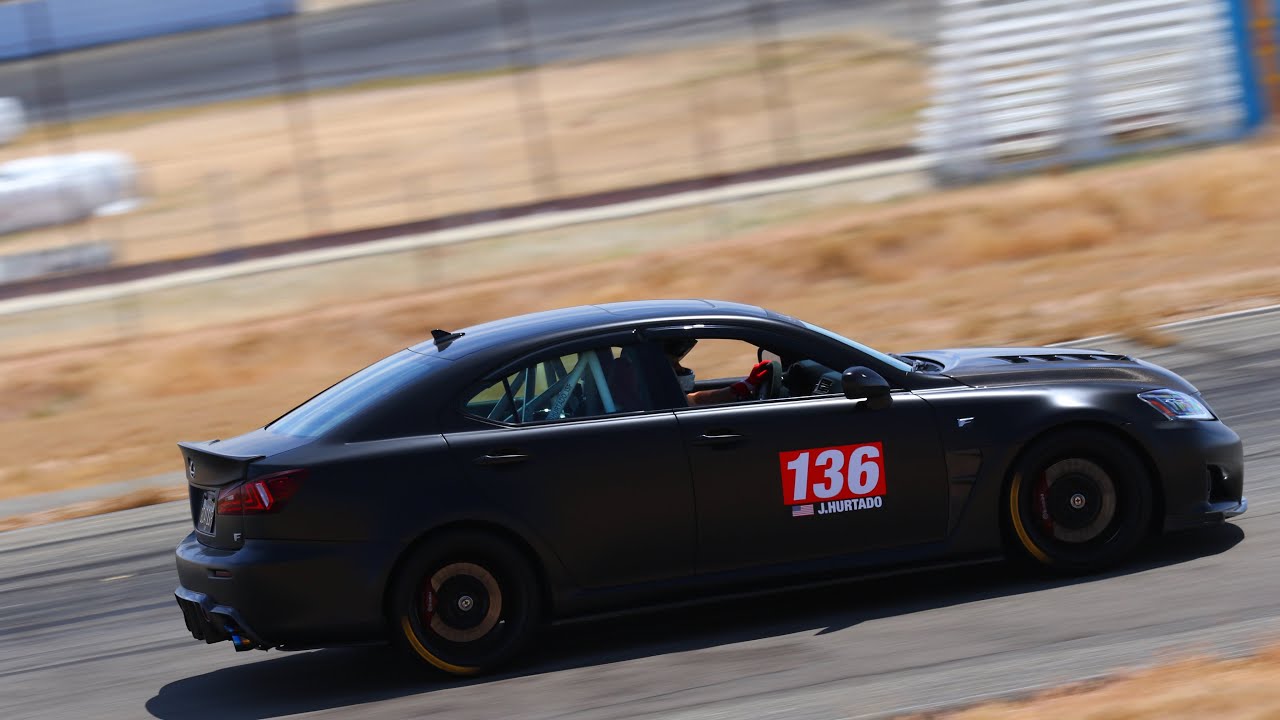V8 Lexus ISF rips it on track