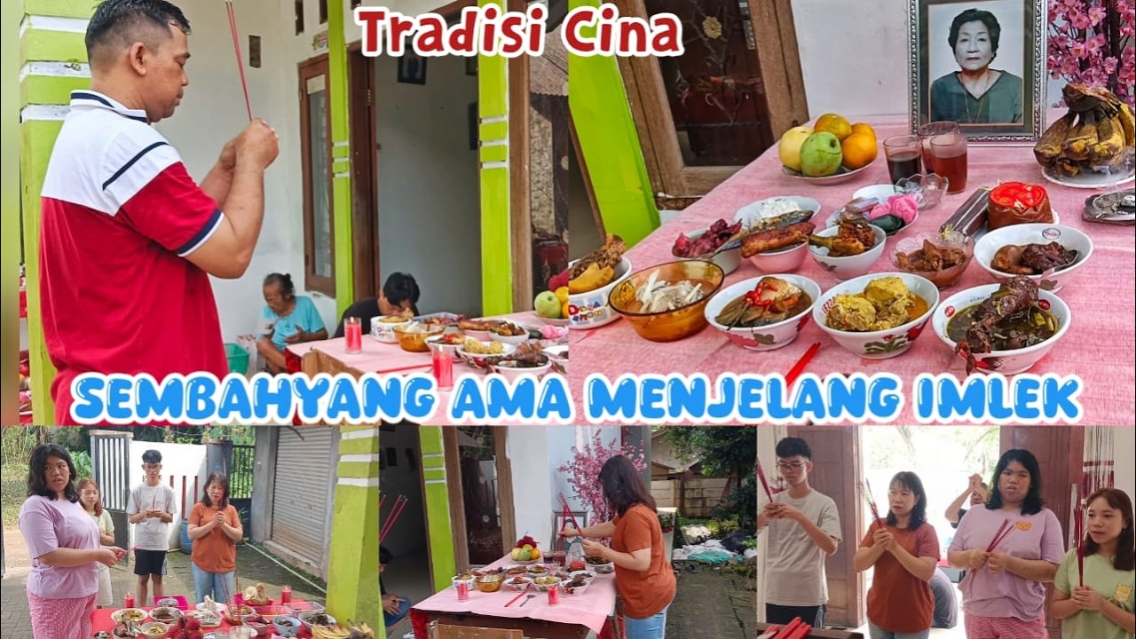 Sembahyang Ama Menjelang Imlek || Sembahyang Leluhur || Panen Rambutan #tradisicina